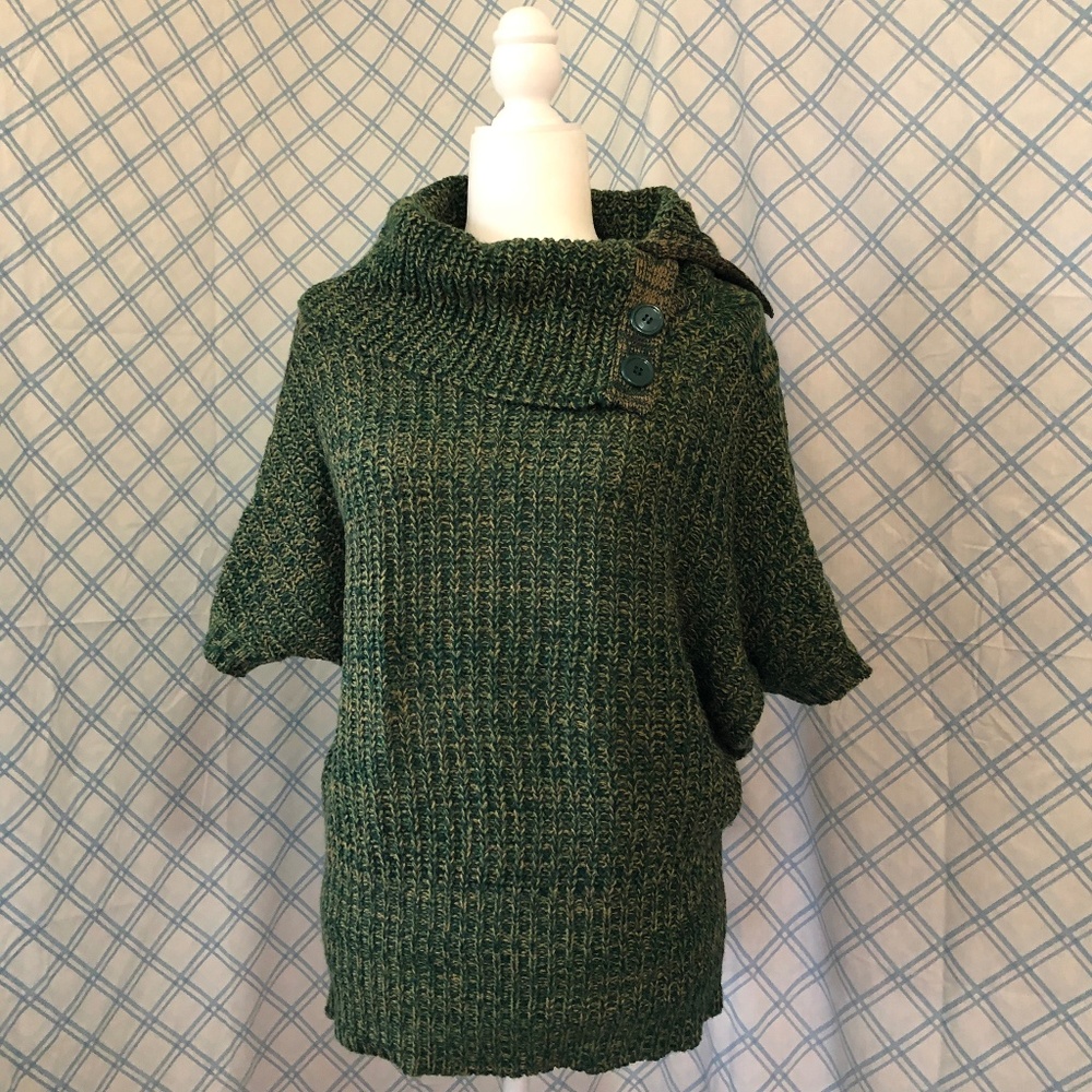 New Directions Cowl Asymmetrical Neck Sweater